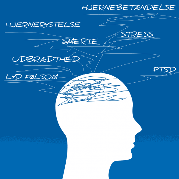 Hjernerystelse, PTSD, stress, hydrogen