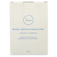 Mosel filter kande fra iWater er testet for des evne til filtrering af PFAS. Filteret blev testet på forurenet vand fra lukket boring i Hedehusene og resultatet viste at sig yderst positivt. Det forurenede vand forvandlede sig til 100% rent vand, hvor man efter filtrering ikke var istand til at spore PFAS'en længere.